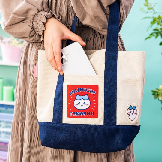 Japan Chiikawa Lunch Tote Bag - Momonga : Chiikawa Park Alphabet M - 4