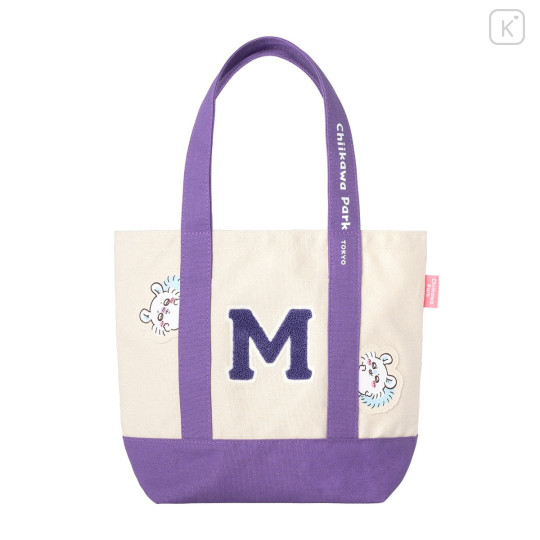 Japan Chiikawa Lunch Tote Bag - Momonga : Chiikawa Park Alphabet M - 5