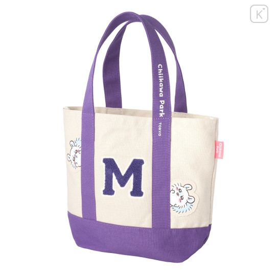 Japan Chiikawa Lunch Tote Bag - Momonga : Chiikawa Park Alphabet M - 7