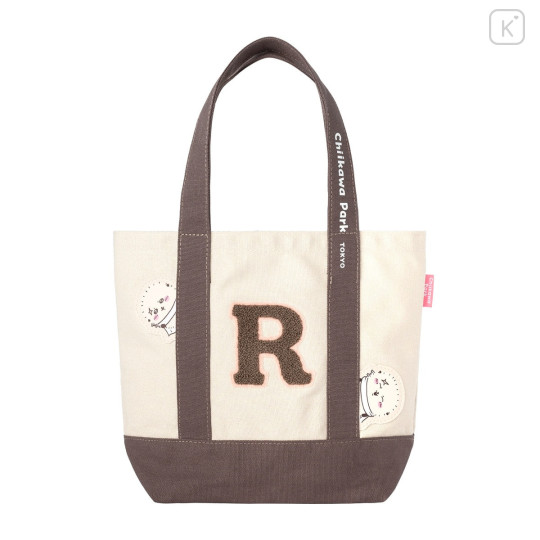 Japan Chiikawa Lunch Tote Bag - Rakko : Chiikawa Park Alphabet R - 5