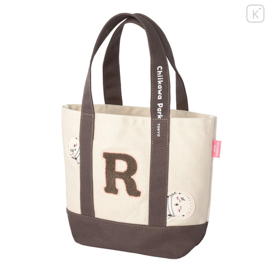 Japan Chiikawa Lunch Tote Bag - Rakko : Chiikawa Park Alphabet R - 7