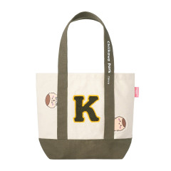 Japan Chiikawa Lunch Tote Bag - Kuri Manju : Chiikawa Park Alphabet K