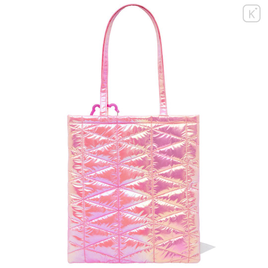 Japan Chiikawa Quilted Tote Bag - Chiikawa : Chiikawa Park Glossy Pearlescent Pink Carabiner - 4