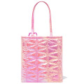 Japan Chiikawa Quilted Tote Bag - Chiikawa : Chiikawa Park Glossy Pearlescent Pink Carabiner - 4