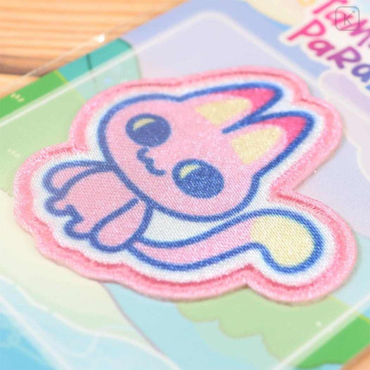 Japan Tamagotchi Versatile Iron-On and Sticker Patch - Tamagotchi Paradise Meowtchi - 2