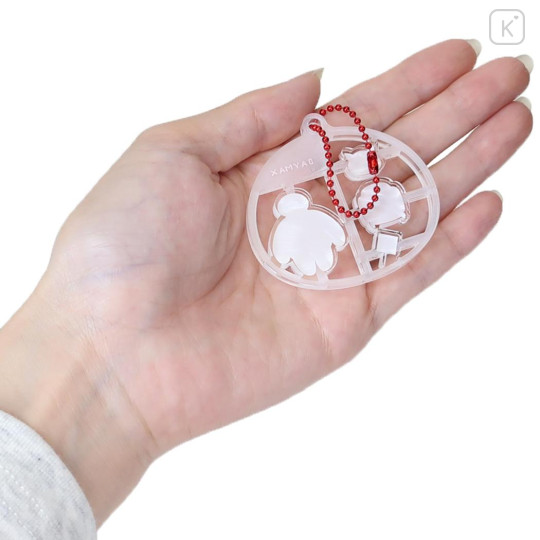 Japan Disney Acrylic Keychain - Baymax : Model Style - 2