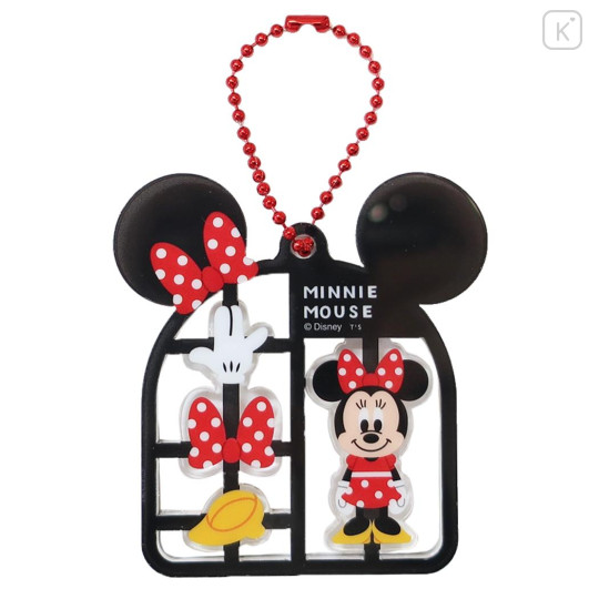 Japan Disney Acrylic Keychain - Minnie : Model Style - 1