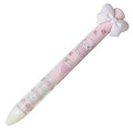 Japan Mikko Illustrations Two Color Mimi Pen - Mousse Lil ala mode Ribbon Pink - 1