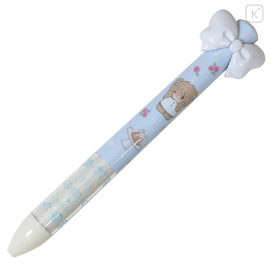 Japan Mikko Illustrations Two Color Mimi Pen - Latte Lil ala mode Ribbon - 1