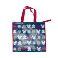 Japan Disney Souvenir Laminated Woven PP Eco Shopping Bag - Mickey : Navy Traditional - 1