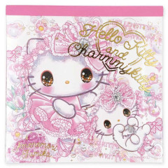 Japan Amenomori Fumika × Sanrio Memo Pad - Charmmy Kitty & Hello Kitty