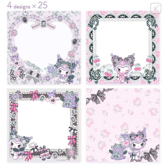 Japan Amenomori Fumika × Sanrio Memo Pad - Kuromi - 2