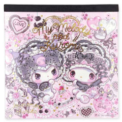 Japan Amenomori Fumika × Sanrio Memo Pad - Kuromi & My Melody