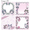 Japan Amenomori Fumika × Sanrio Memo Pad - Kuromi & My Melody - 2