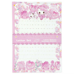 Japan Amenomori Fumika × Sanrio Letter Set - Charmmy Kitty & Hello Kitty