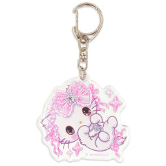 Japan Amenomori Fumika × Sanrio Acrylic Keychain - Charmmy Kitty