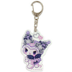 Japan Amenomori Fumika × Sanrio Acrylic Keychain - Kuromi