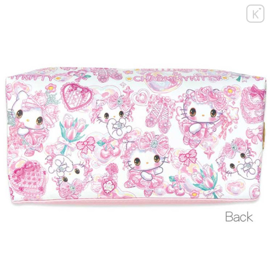 Japan Amenomori Fumika × Sanrio Box Pouch - Charmmy Kitty & Hello Kitty - 2