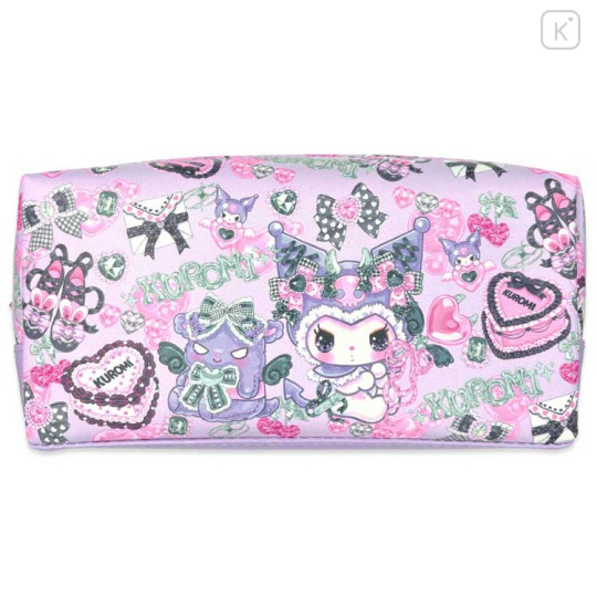 Japan Amenomori Fumika × Sanrio Box Pouch - Kuromi - 1