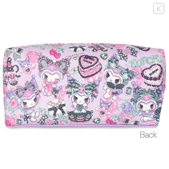 Japan Amenomori Fumika × Sanrio Box Pouch - Kuromi - 2