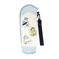 Japan Mofusand Water Bottle Holder with Strap - Goodnight Cat Nyan