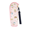 Japan Mofusand Water Bottle Holder with Strap - Ice Cream Cat Nyan Pink - 1