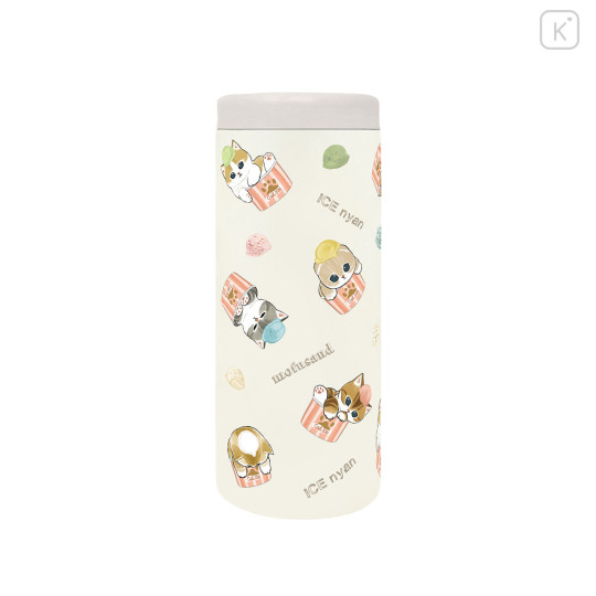 Japan Mofusand Stainless Steel Bottle 580ml - Ice Cream Cat Nyan - 1