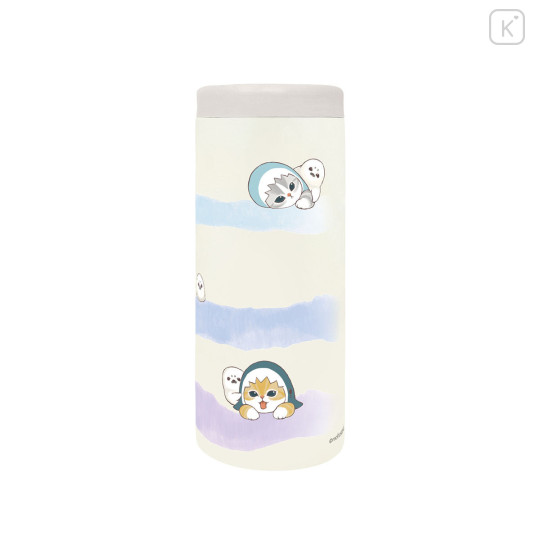 Japan Mofusand Stainless Steel Bottle 580ml - Pastel Shark Cat Nyan - 3