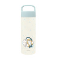 Japan Mofusand Stainless Steel Bottle with Handle 500ml - Pastel Shark Cat Seal - 2