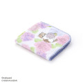 Japan Mofusand Hibiya Kadan Handkerchief - Flower Cat Hydrangea Purple - 2