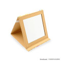 Japan Mofusand Hibiya Kadan Folding Stand Mirror - Flower Cat Spring - 4