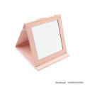 Japan Mofusand Hibiya Kadan Folding Stand Mirror - Flower Cat Sakura Pink - 4