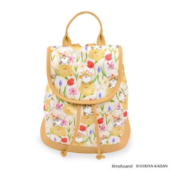Japan Mofusand Hibiya Kadan Mini Backpack - Flower Cat Spring