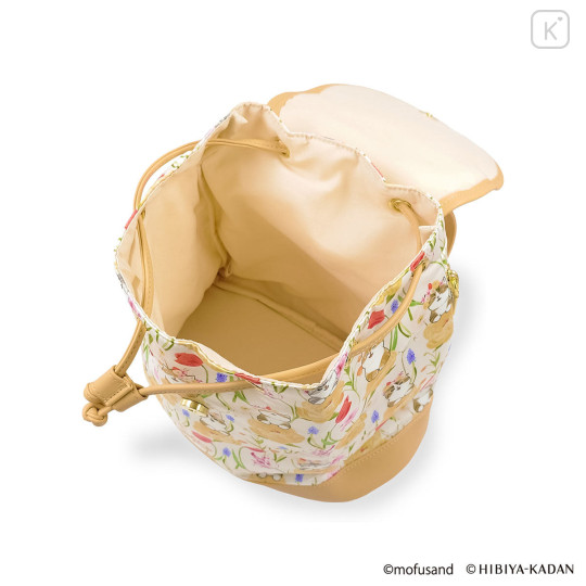 Japan Mofusand Hibiya Kadan Mini Backpack - Flower Cat Spring - 6