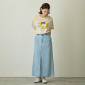 Japan Mofusand Hibiya Kadan T-shirt (L) - Sunflower Flower Cat - 8