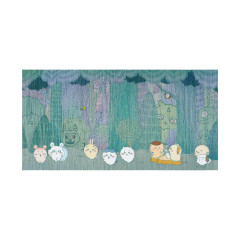 Japan Chiikawa Postcard - Chiikawa Park Daytime Forest