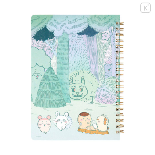Japan Chiikawa B6 Ring Notebook - Chiikawa Park Daytime Forest - 2
