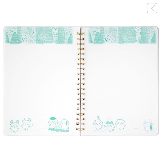 Japan Chiikawa B6 Ring Notebook - Chiikawa Park Daytime Forest - 3