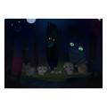 Japan Chiikawa A4 Clear File - Chiikawa Park Dark Forest - 4