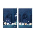 Japan Chiikawa A4 Clear File - Chiikawa Park Night Forest - 1