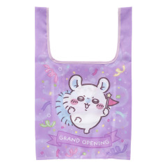 Japan Chiikawa Satin Eco Bag with Pouch - Momonga : Chiikawa Park Grand Opening
