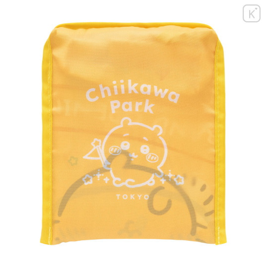 Japan Chiikawa Satin Eco Bag with Pouch - Usagi : Chiikawa Park Grand Opening - 6