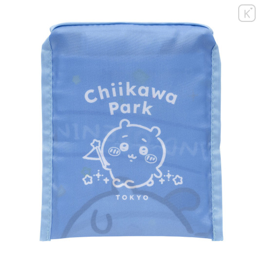 Japan Chiikawa Satin Eco Bag with Pouch - Hachiware : Chiikawa Park Grand Opening - 6