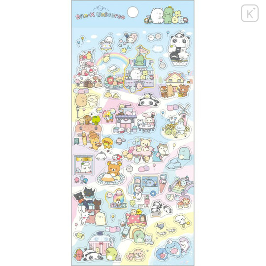 Japan San-X Sheet Sticker - Universe San-X Town Collection - 1
