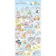 Japan San-X Sheet Sticker - Universe San-X Town Collection