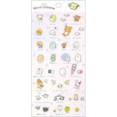 Japan San-X Original Sheet Sticker - Universe San-X Town Introduction