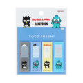 Japan Sanrio Film Index Sticky Notes - Badtz-maru & Hangyodon : Hapidanbui Boys Coco Fusen - 1