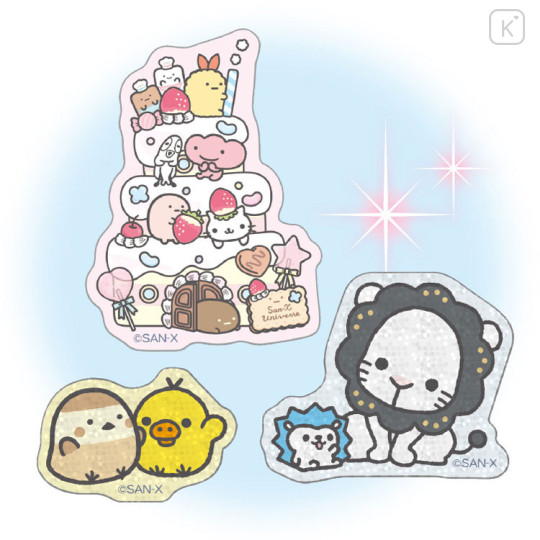 Japan San-X Original Secret Sticker - Universe San-X Town Blind Box - 3