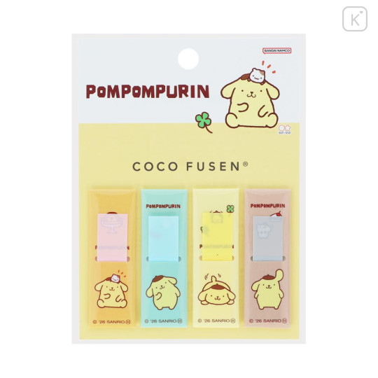 Japan Sanrio Film Index Sticky Notes - Pompompurin : Coco Fusen - 1