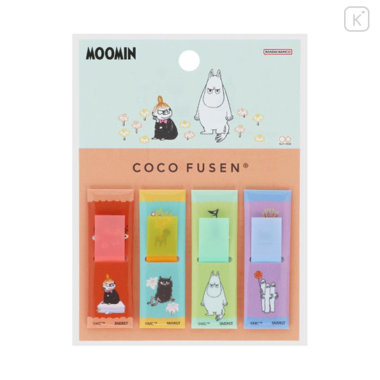 Japan Moomin Film Index Sticky Notes - Hattifatteners & Little My & Moomintroll : Coco Fusen - 1